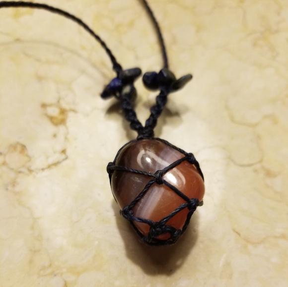 Jewelry - UNISEX Agate stone necklace